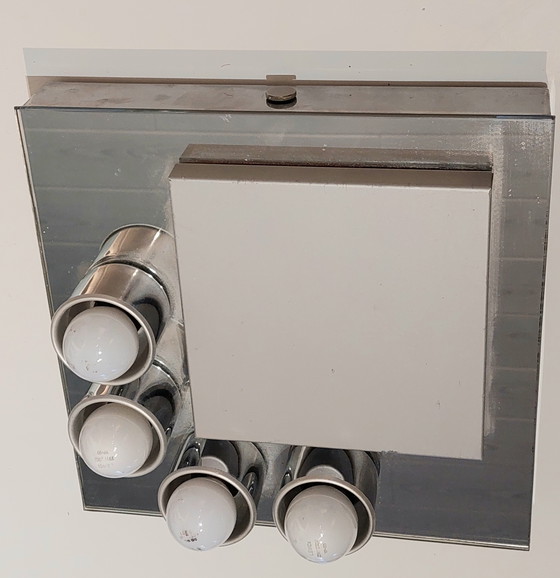 Image 1 of Italienische Wand- oder Deckenleuchte im Space-Age-Stil von Veca. Mid-Century-Design.