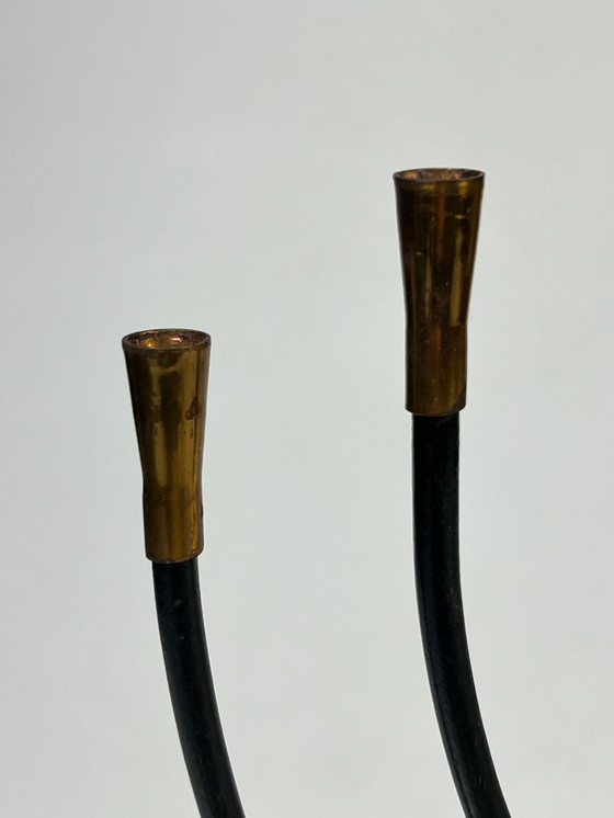 Image 1 of Large Vintage Menorah Candlestick, 1970's, Metal and Brass