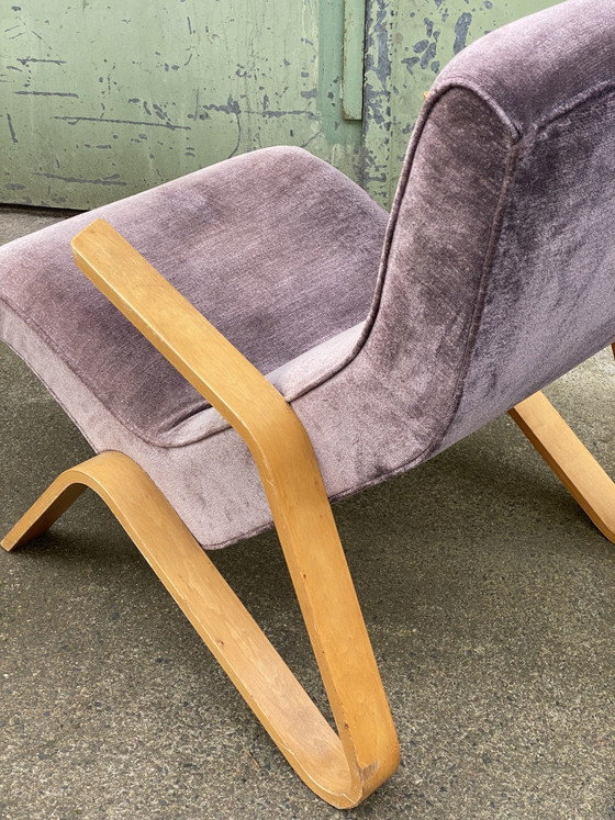 Image 1 of E. SAARINEN | Chaise sauterelle violette de Knoll International