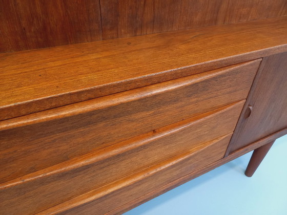 Image 1 of Vintage Scandinavian mid-height sideboard Ib Kofod-Larsen for Faarup Møbelfabrik in teak from the 60s