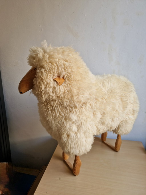 Vintage levensgroot schaap - Hans-Peter Krafft voor Meier 70