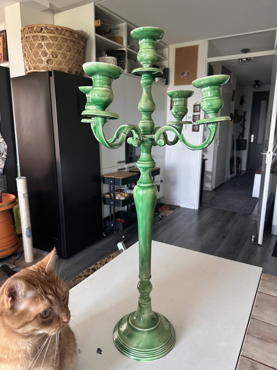 Stehender Kandelaber aus Metall – Kerzenhalter (photo 4 of 11)