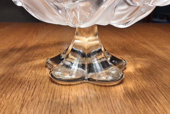 Walther Glas "Sylvia" Tulip Bowl on Foot, Crystal, Pink (photo 3 of 7)