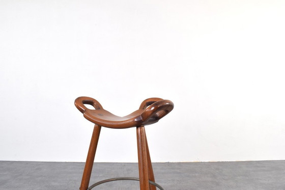 Image 1 of Sgabello da bar brutalista Marbella di Sergio Rodriguez per Conform, anni '70, set di 2.