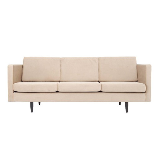 Sofa ALTA beige Velours, skandinavisches Design