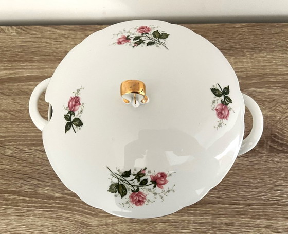 Image 1 of Sopera de porcelana bávara - Seltmann Weiden - Diseño "Inka" - En perfecto estado