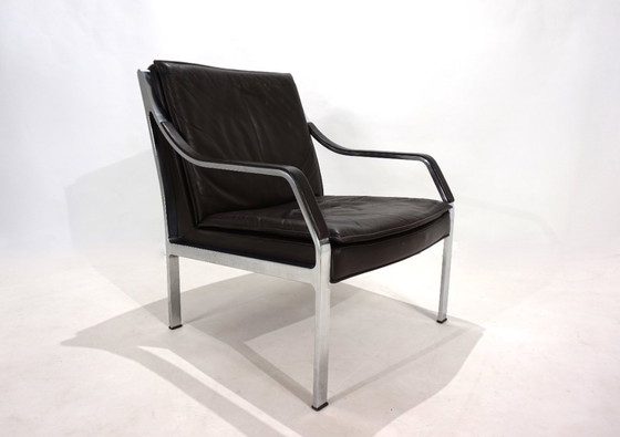 Image 1 of Knoll Art Collection Leder-Loungesessel von Rudolf B. Glatzel, 1970