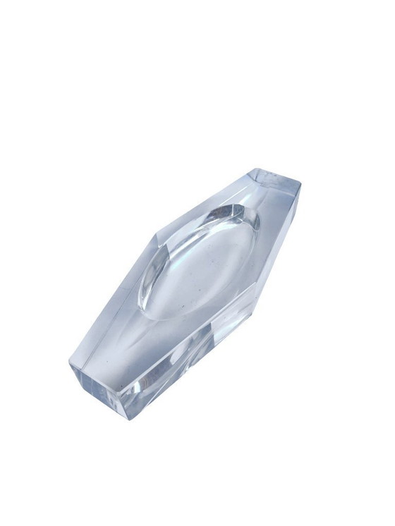 Image 1 of Posacenere rettangolare in cristallo - Boemia, Cecoslovacchia, anni 1960/1970.