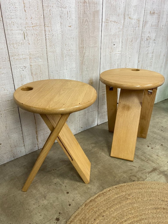 Image 1 of Par de taburetes plegables