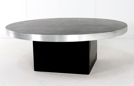 Image 1 of Table basse de style Willy Rizzo vintage