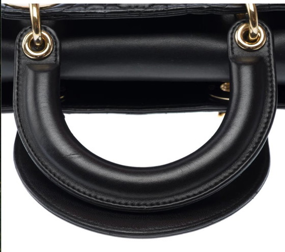Image 1 of Borsa DIOR Lady Dior in Cuir Noir - 103268
