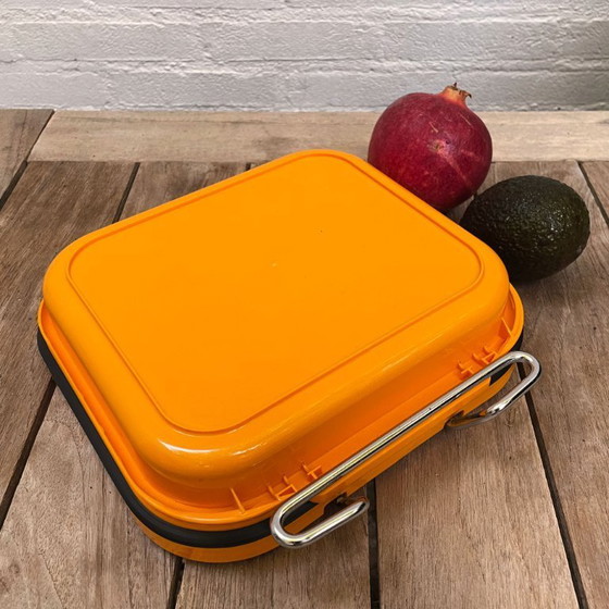Bilancia da cucina svedese EKS arancione vintage, da appendere al muro. – Accessori da cucina, Metal, Plastic (photo 4 of 9)