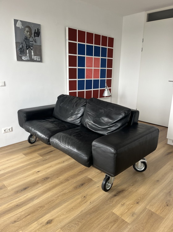 Image 1 of Molinari Leather Sofa 