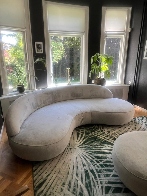 Canapé et pouf design sur mesure