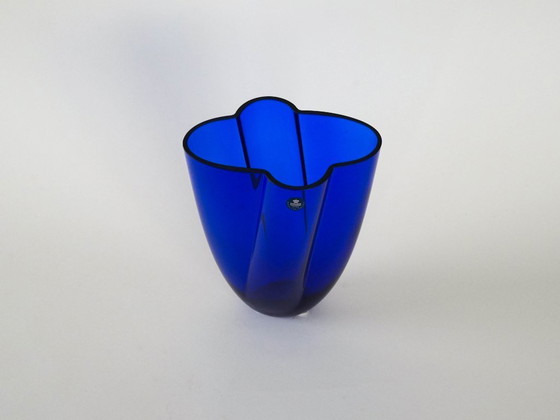 Image 1 of Cobalt vase, Danish design, 1980s, manufacturer: Royal Copenhagen