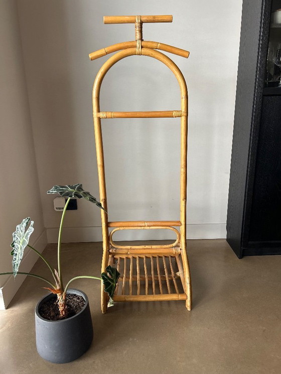 Image 1 of valet de chambre vintage en bambou