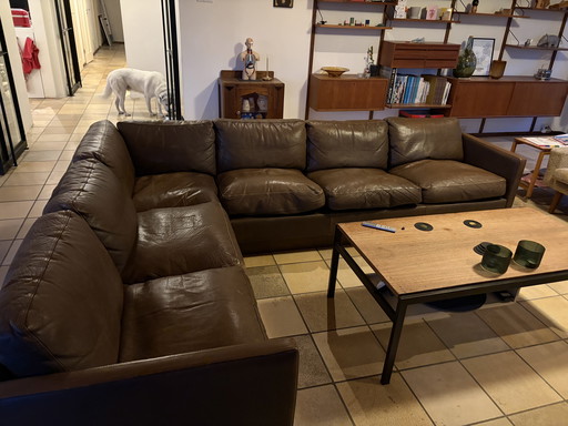 70s Danish design leen corner sofa by Georg Thams