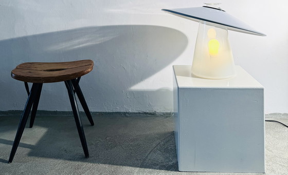 Image 1 of LAMPE DE TABLE ALFIERE PAR DE PAS, D'URBINO ET LOMAZZI POUR STILNOVO, ITALIE, 1981