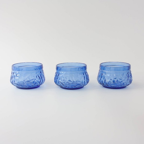 Set di 3 ciotole da dessert vintage IVIMA in vetro blu, anni '60 – Accessori da tavola, Glass (photo 6 of 14)