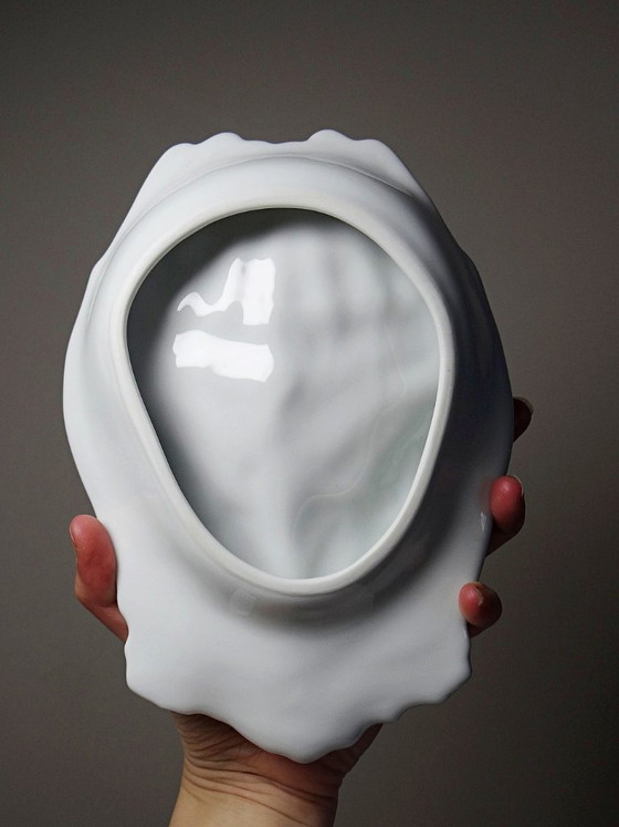 Image 1 of Georges Sand hand-held valet tray after Cocteau, GDA Limoges, unsigned