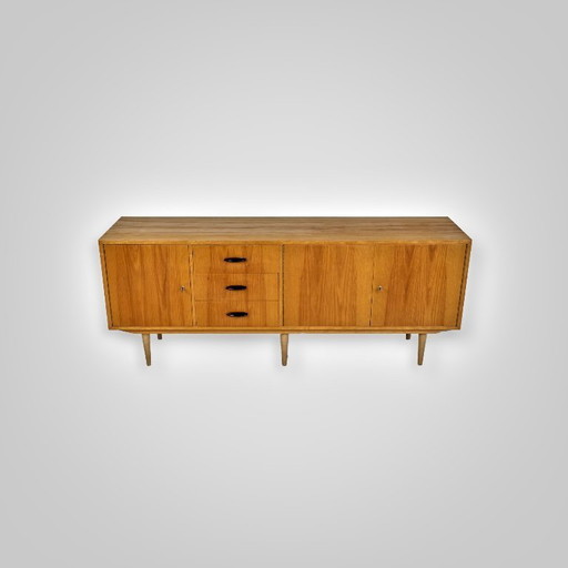 Vintage Long Sideboard, 1960s, Czechoslovakia – dressoirs, Wood
