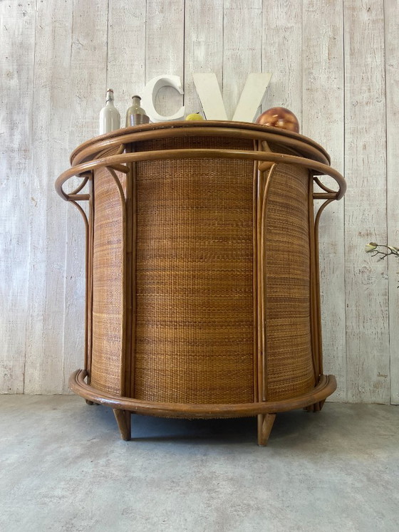 Image 1 of Vintage rotan bar