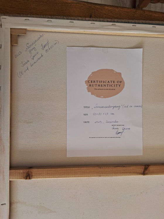 Image 1 of Irina GAUSS - Sunrise - Artist's painting