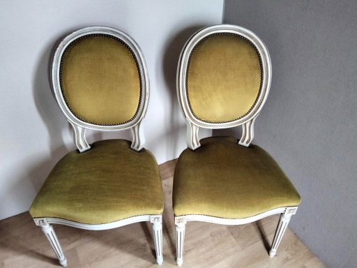 Set of 6 Louis XVI style chairs
