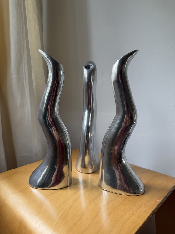 Image 1 of Set aus drei Kerzenständern Anna Evferlund Anatomie
