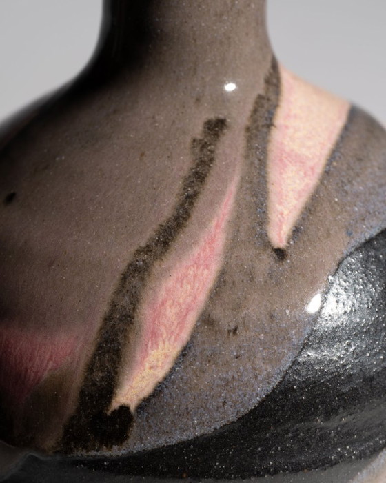 Image 1 of German Studiokeramik Artist Ceramist Wolf-Diether Pölloth Pottery Studio Vase