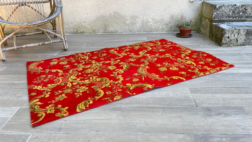 Vintage wandtapijt 100% wol - 142x89 cm