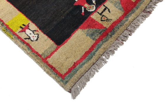 Image 1 of Original Persian carpet Gabbeh Ghashghai oriental carpet 250 cm x 157 cm old natural