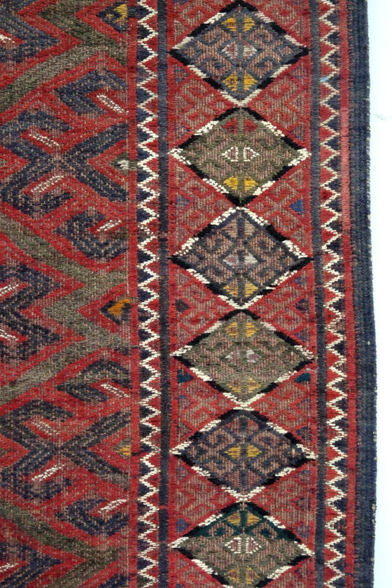 Image 1 of Yomuth nomads from Turkmenistan summer kilim 203x345 cm