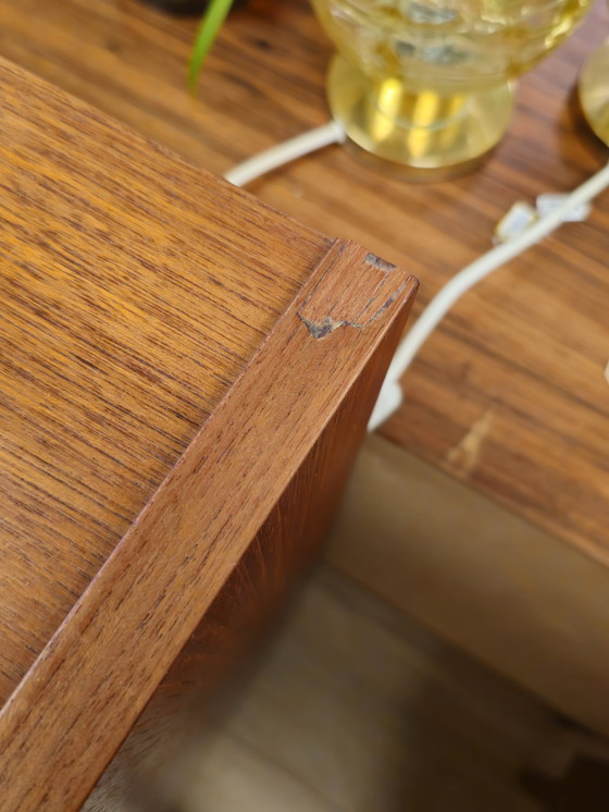 Image 1 of Vintage Ladekast Ladekastje Kast Kastje Teak Fineer 