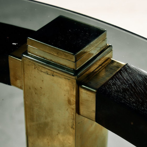 Image 1 of MK11546 Restored mahogany and brass dining table