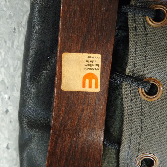 Poltrona Vintage Siesta Ingmar Relling Westnofa – Poltrone, Leather, Wood (photo 6 of 11)