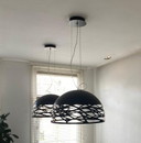 Kelly Dome pendant lights (2 pieces) - Medium 60cm - Matte Black