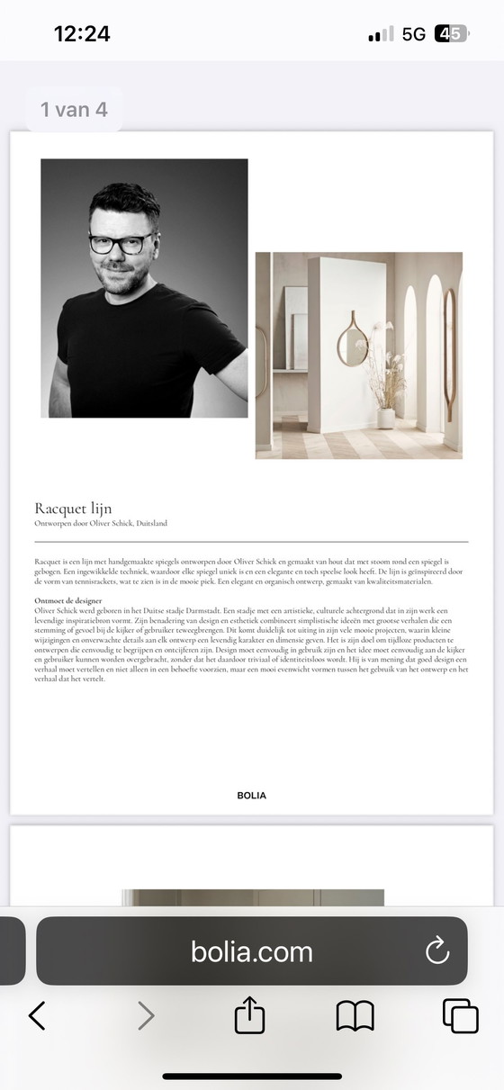 Image 1 of Spiegel racket bolia