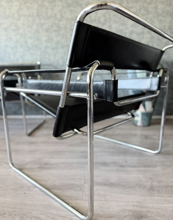 Image 1 of Chaise Wassily vintage, Marcel Breuer, Fasem, Italie, années 80