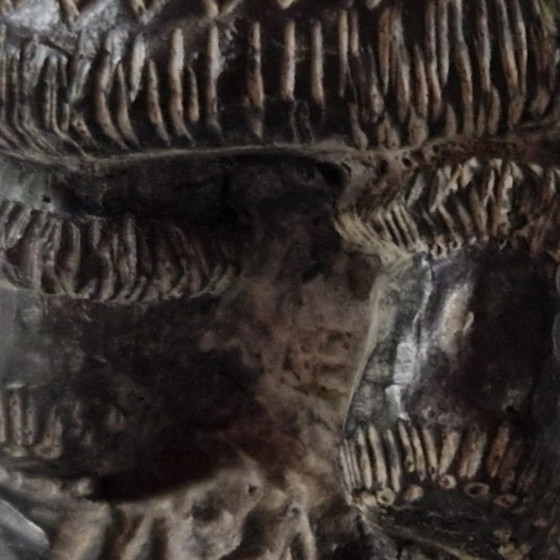 Image 1 of Al Wolf Canada - Esquimaux sur un traîneau - Stéatite - Signé