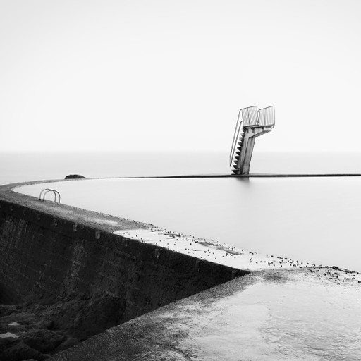 Diving Platform Panorama – Large Format Colour Seascape Fine Art Photography