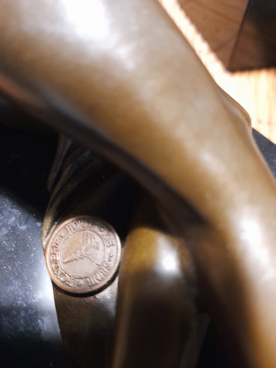 Image 1 of statua art déco in bronzo