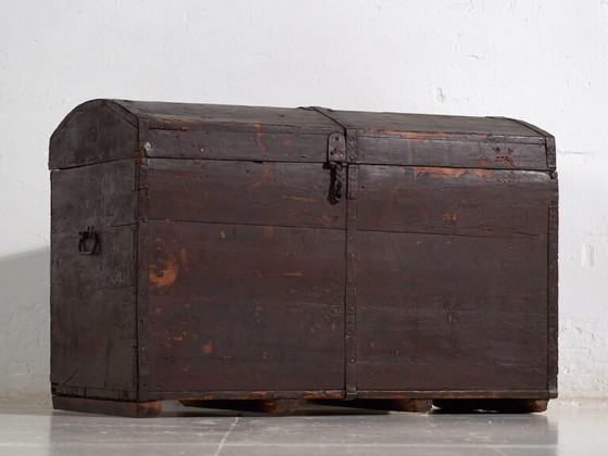 Kleine donkergekleurde antieke kist (ca. 1900) #21 – Ladekasten, Rustic (photo 18 of 40)
