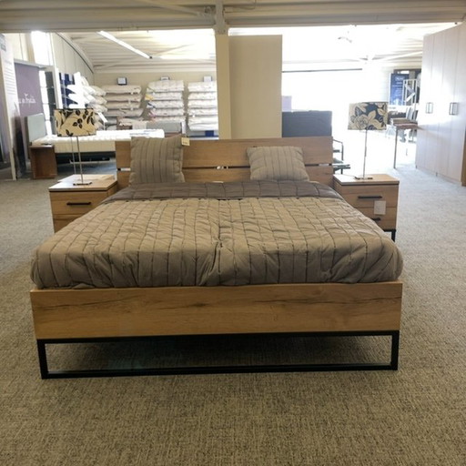 Lit Maxfurn Whisper - 160x200 avec tables de chevet