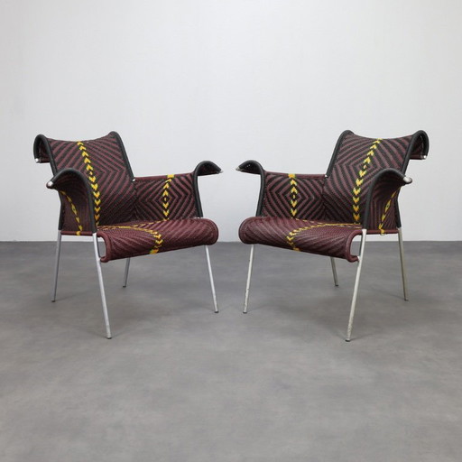 Set of 2 “Iris” Armchairs by Dominique Pétot for Moroso, 2009