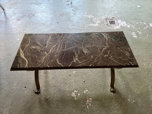 French style marble coffee table