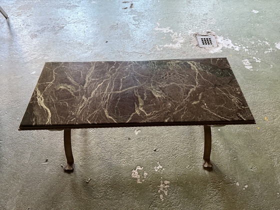 Image 1 of French style marble coffee table