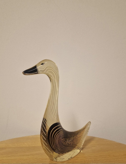 Vintage moderne gans lucite Abraham Palatnik