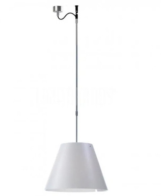 Luceplan Costanza Lampada a sospensione Paralume orientabile Bianco