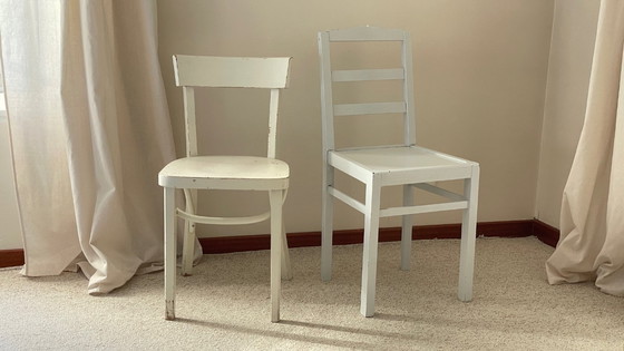 Image 1 of Coppia di sedie da bistrot vintage